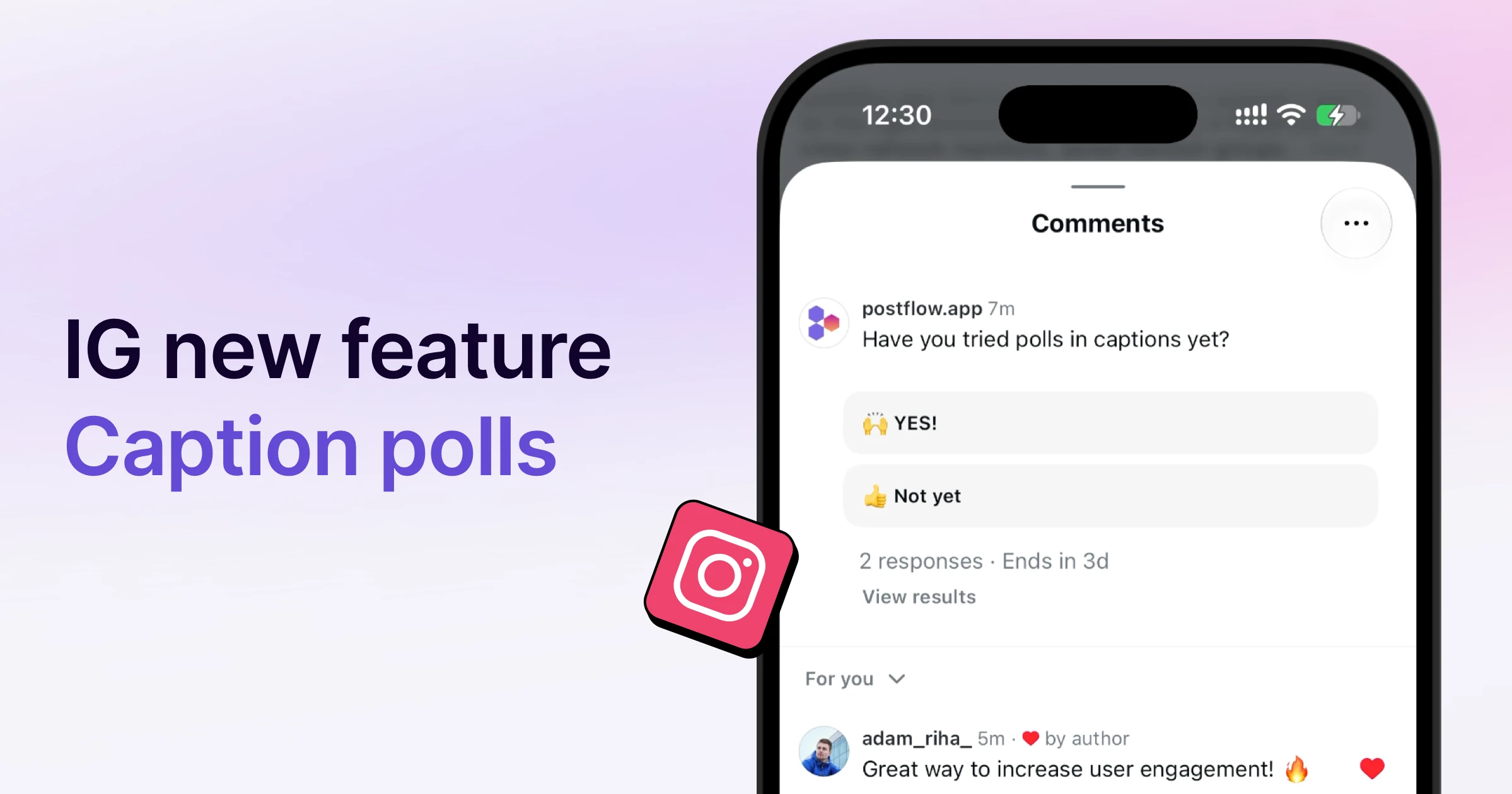 Instagram Reel polls and comment prompts