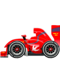 Emoji racing car