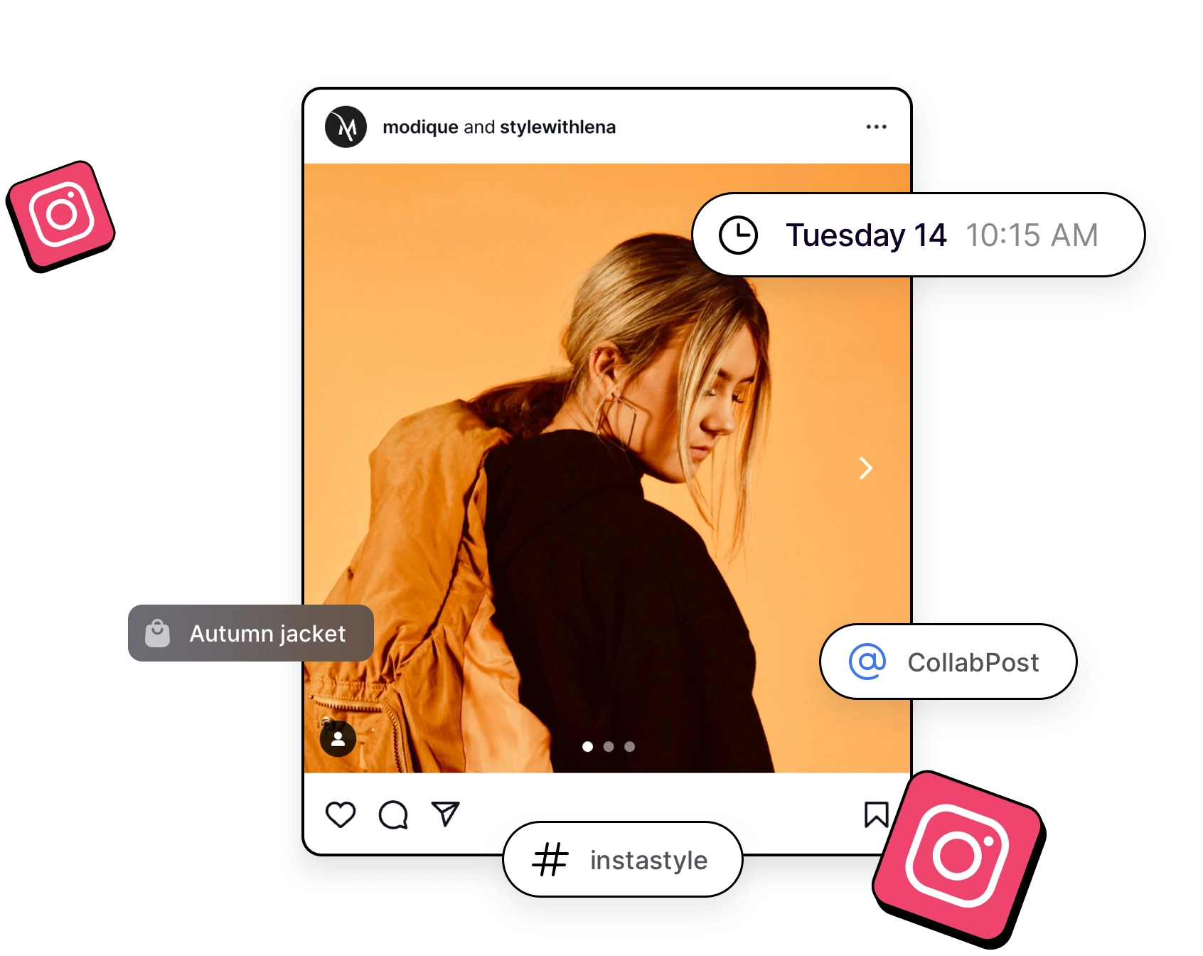 PostFlow's Instagram integration for scheduling Instagram posts